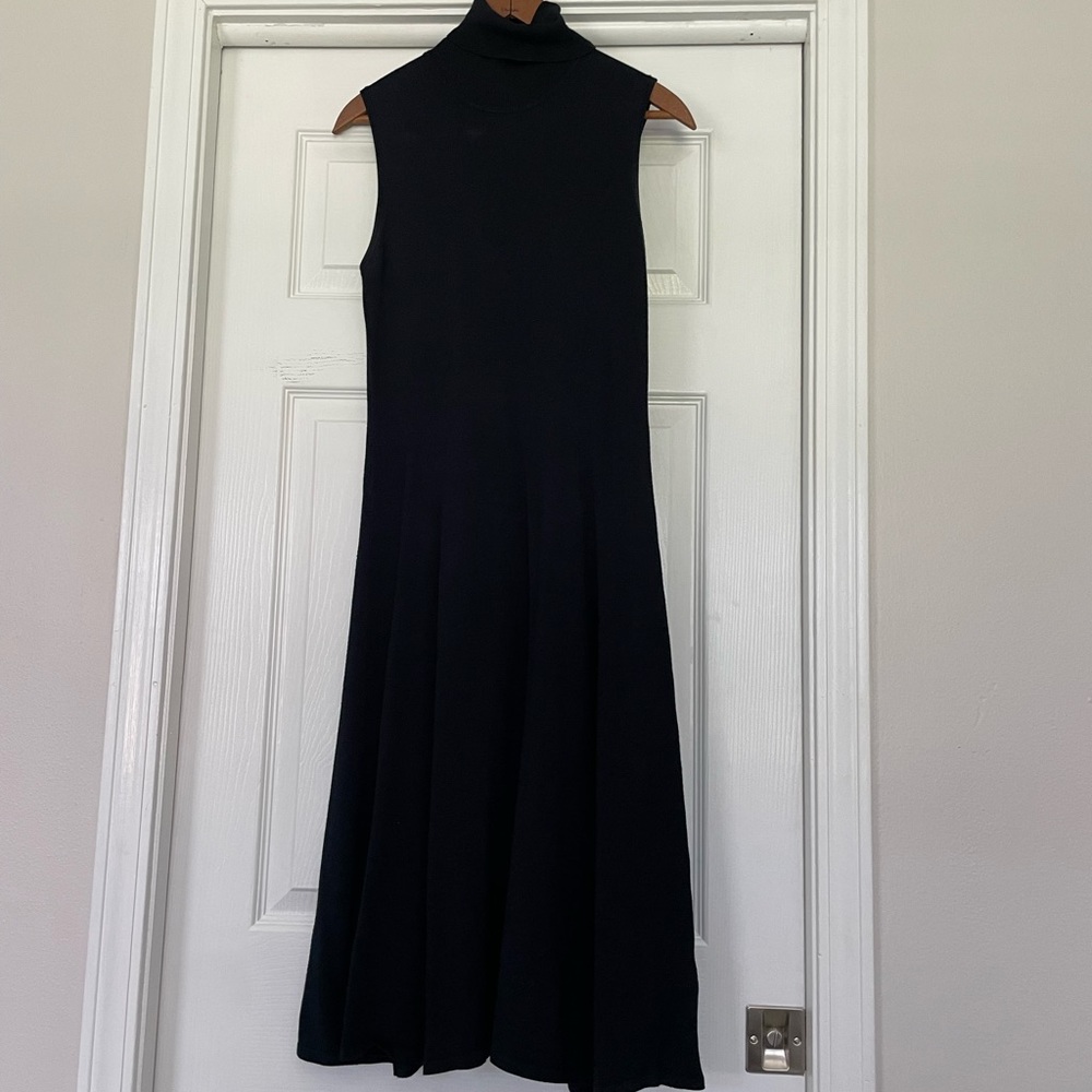 Turtleneck Midi Dress